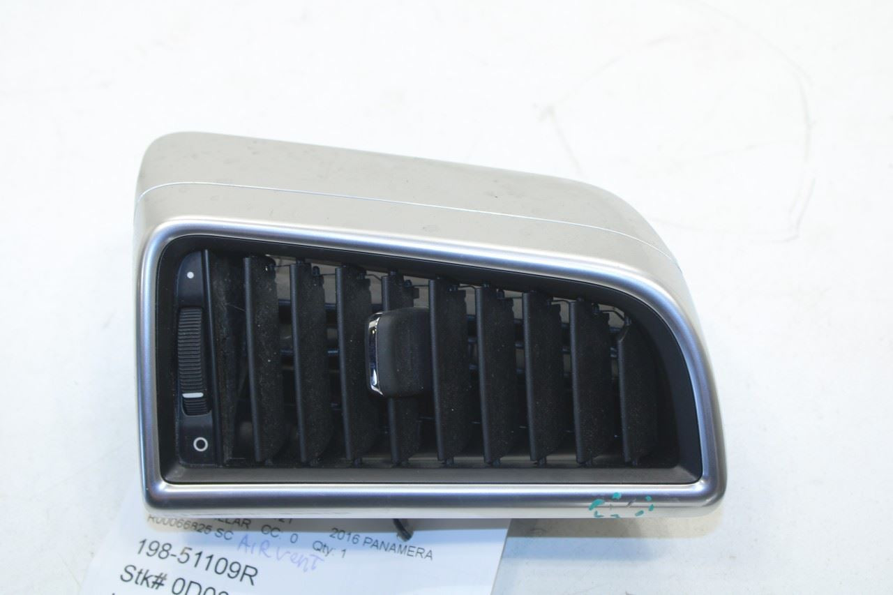 10-16 Porsche Panamera 4 Passenger RH Side Lower B-Pillar Air Vent Louver Grille - Alshned Auto Parts