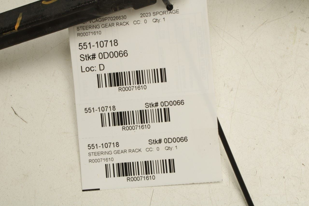 23-25 Kia Sportage Hybrid EX Power Steering Gear Rack and Pinion Korea built 56K - Alshned Auto Parts