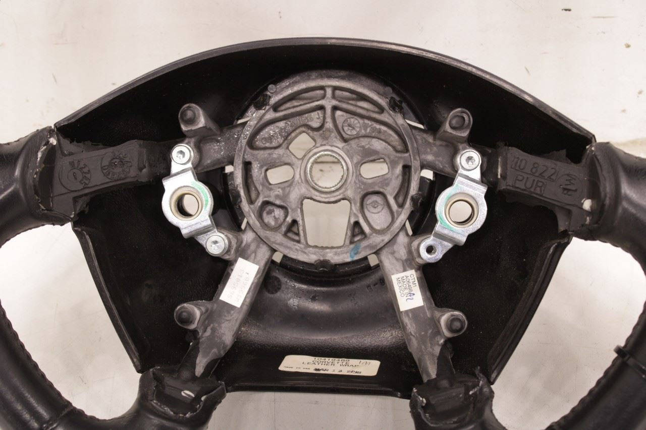 1997-2004 Chevrolet Corvette 5.7L RWD Steering Wheel Leather w/ Control Buttons - Alshned Auto Parts