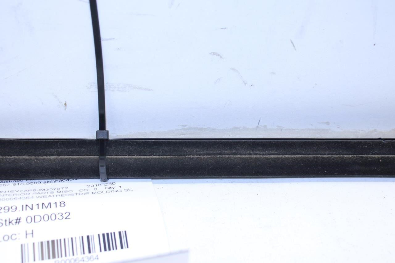2014-2023 Infiniti Q50 Luxe RWD Rear Right Door Belt Outer Molding 82820-4GA0A - Alshned Auto Parts