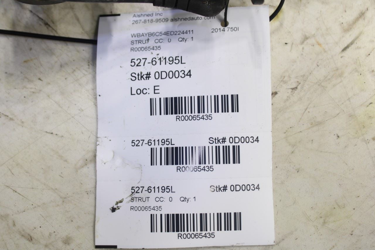 2013-15 BMW 750i xDrive AWD Front Left Side Shock Strut Absorber 37116851127 OEM - Alshned Auto Parts