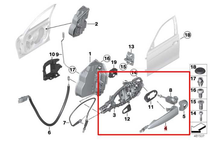 13-16 BMW 328i xDrive SULEV 2.0L Front Passenger Right Side Door Exterior Handle - Alshned Auto Parts