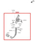 2022-2024 Hyundai Tucson SEL 2.5L AWD Brake Foot Stop Pedal Assembly 32800-N9200 - Alshned Auto Parts