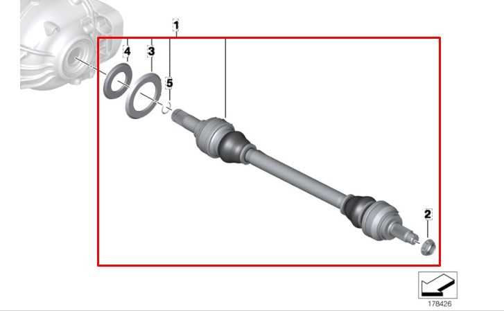 2010-15 BMW 750I xDrive AWD Rear Right Side CV Axle Drive Half Shaft 33207566086 - Alshned Auto Parts