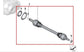2010-15 BMW 750I xDrive AWD Rear Right Side CV Axle Drive Half Shaft 33207566086 - Alshned Auto Parts