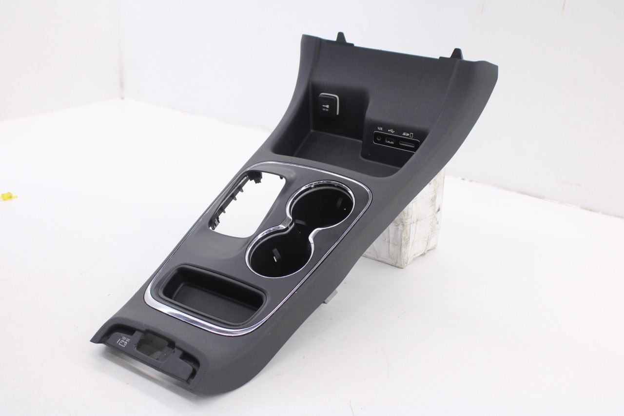 14-16 Dodge Durango SXT Front Center Console Upper Shifter Bezel and Cup Holder7
