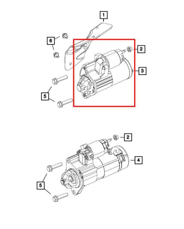 2011-2020 Ram 1500 Laramie 5.7L Engine Starter Motor 56044736AC OEM - Alshned Auto Parts