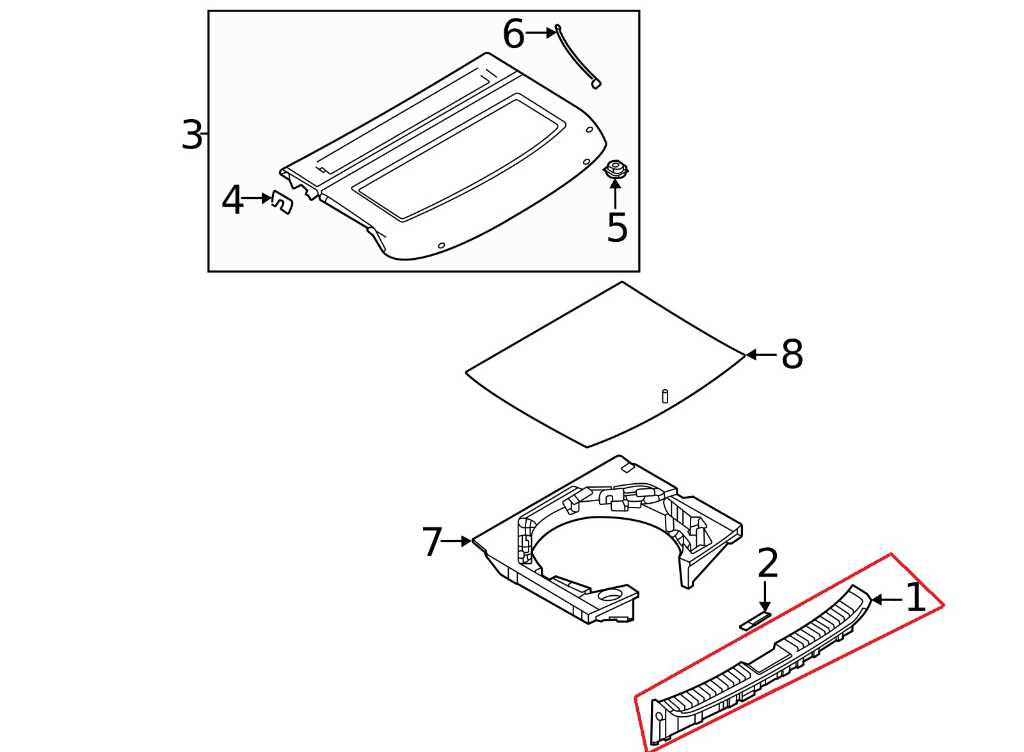 20-25 Mazda CX-30 2.5 S Rear Liftgate Trunk Sill Scuff Plate Trim DGH9-6889X OEM - Alshned Auto Parts