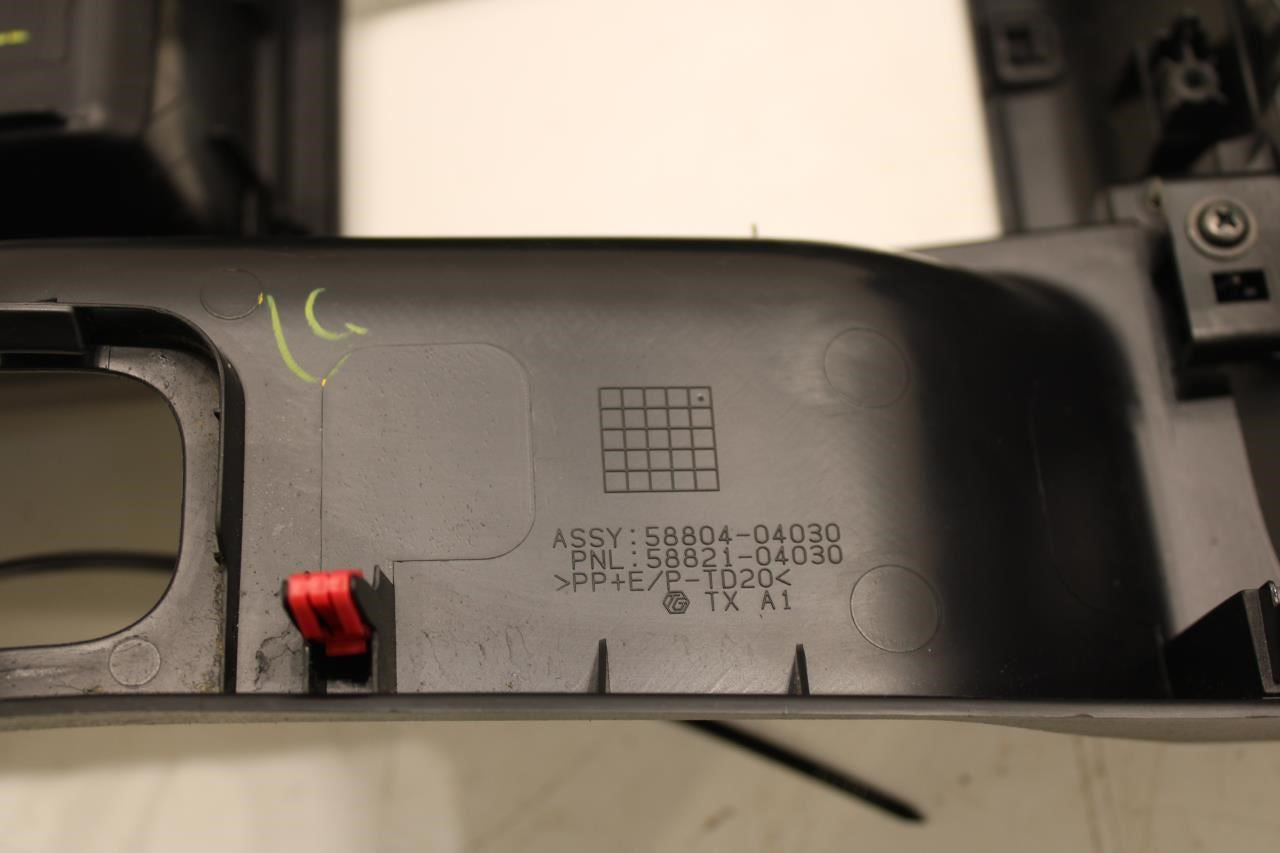 15-23 Toyota Tacoma FR Console Shifter Upper Trim Panel w/ Cup Holder 5880404030 - Alshned Auto Parts