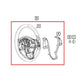 2016-2017 RAM Promaster City Steering Wheel w/ Control Buttons 6FA82LXHAA OEM - Alshned Auto Parts