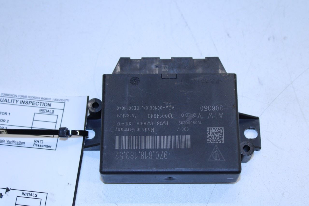 2014-2016 Porsche Panamera 4 AWD Parking Assist Aid Control Module 97061818352 - Alshned Auto Parts