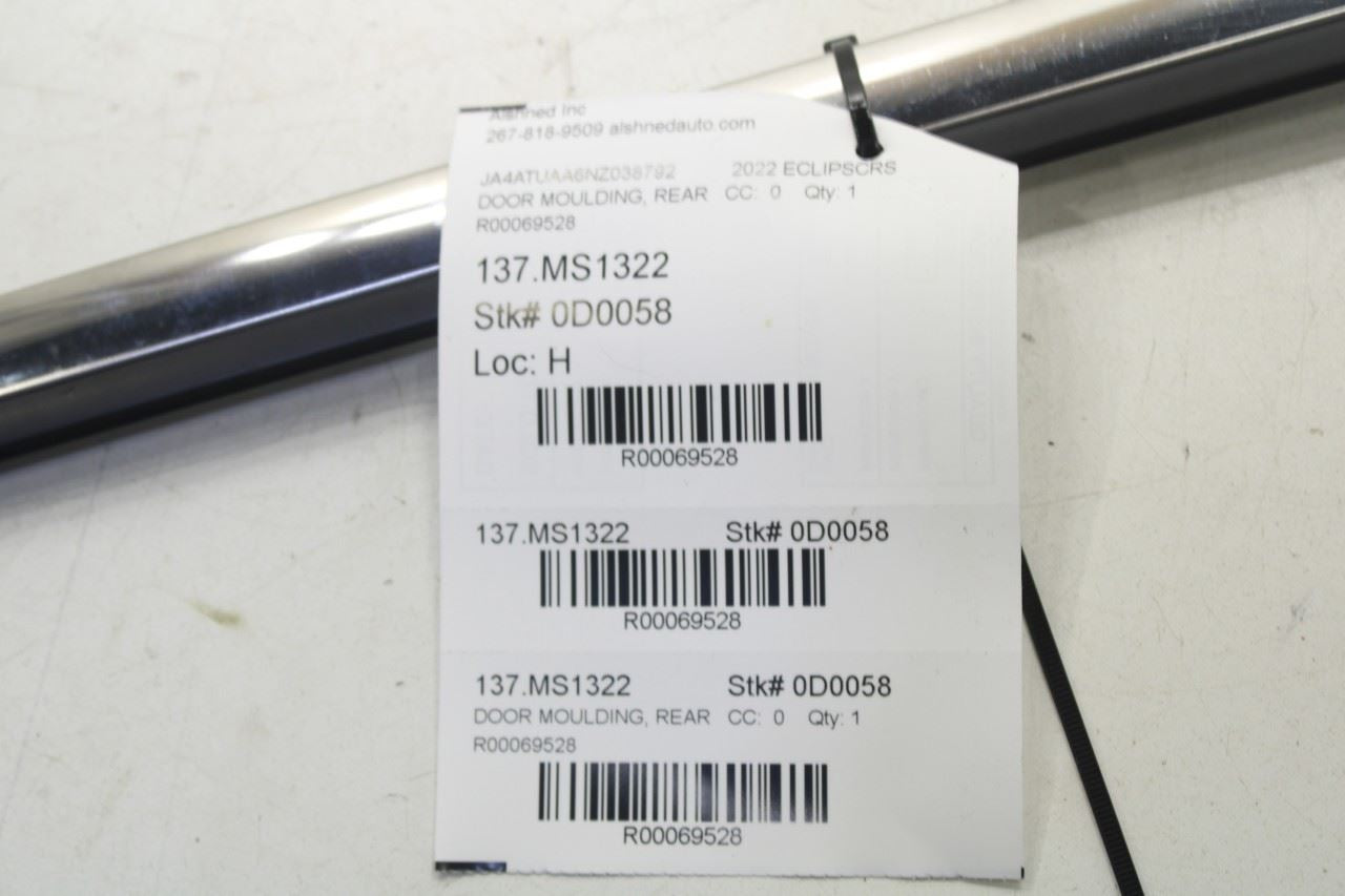 18-25 Mitsubishi Eclipse Cross ES Rear Left Door Upper Trim Molding 5735A647 OEM - Alshned Auto Parts