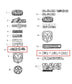 2015-24 Ram 1500 Classic SLT Rear Tailgate Nameplate Letter Emblem Badge *ReaD*1