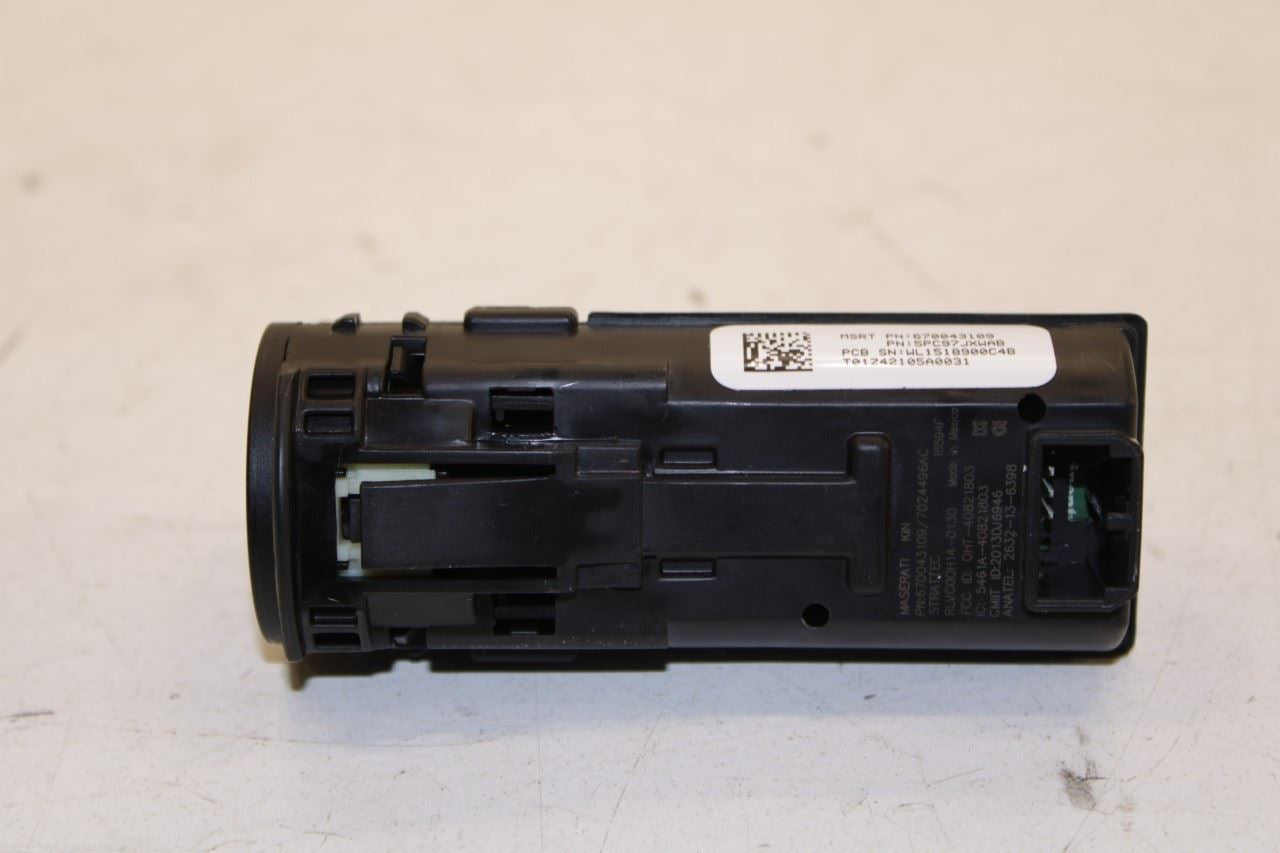 2016-2021 Maserati Ghibli S Q4 3.0L AWD Engine Start Stop Ignition Switch Button - Alshned Auto Parts