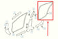 2019-2020 Nissan Altima SL Rear Left Door Weatherstrip On Body 76924-6CA0A OEM - Alshned Auto Parts