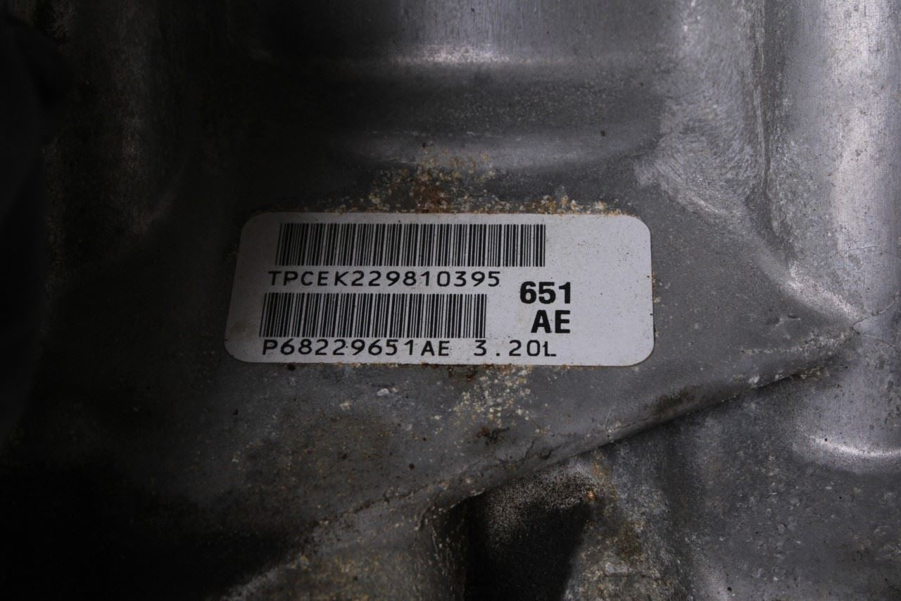 14-22 Jeep Cherokee 3.2L Engine Cylinder Block VIN X 8th dgt 1 Piece Oil Pan 71K - Alshned Auto Parts