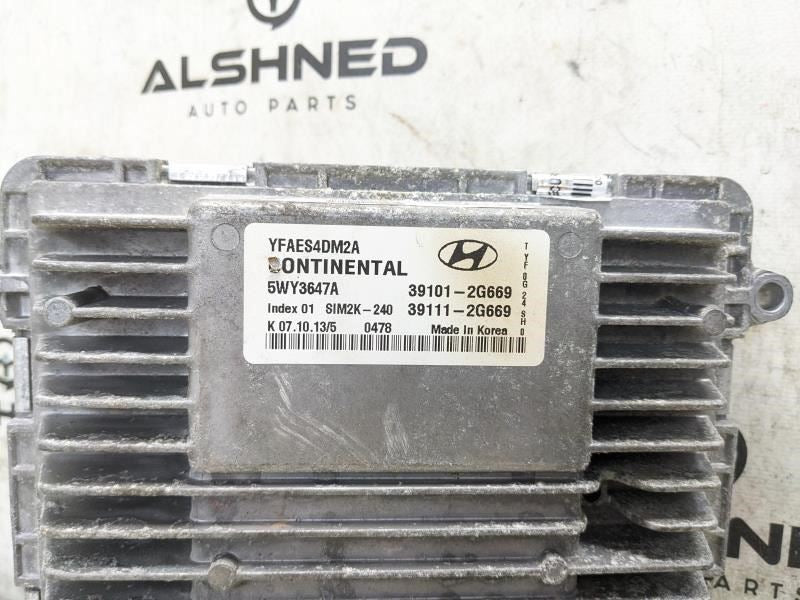 2009-2014 Hyundai Sonata Engine Control Module ECU ECM 39101-2G669 OEM - Alshned Auto Parts