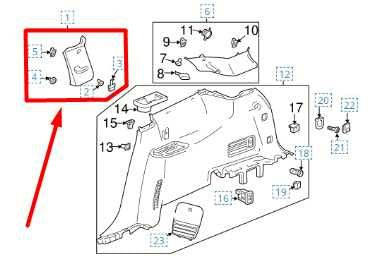 2018-2021 Buick Enclave Rear Right Upper C-Pillar Trim Cover Panel 84663722 OEM - Alshned Auto Parts