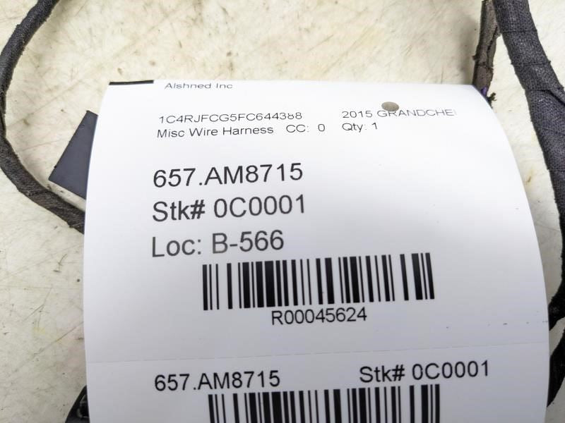14-15 Jeep Grand Cherokee Overland Rear Right Side Door Wire Harness 68136761AE - Alshned Auto Parts