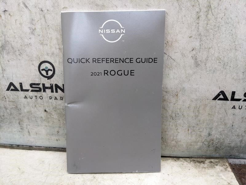 2021 Nissan Rogue Owners Manual Set with Case OM21EA-0T33U3 OEM - Alshned Auto Parts