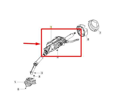2017-2024 Chrysler Pacifica Steering Column Assembly 55057396AG OEM - Alshned Auto Parts