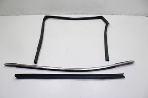 17-22 Nissan Rogue Sport SL AWD RR LH Door Run Channel Belt Outer Inner Molding