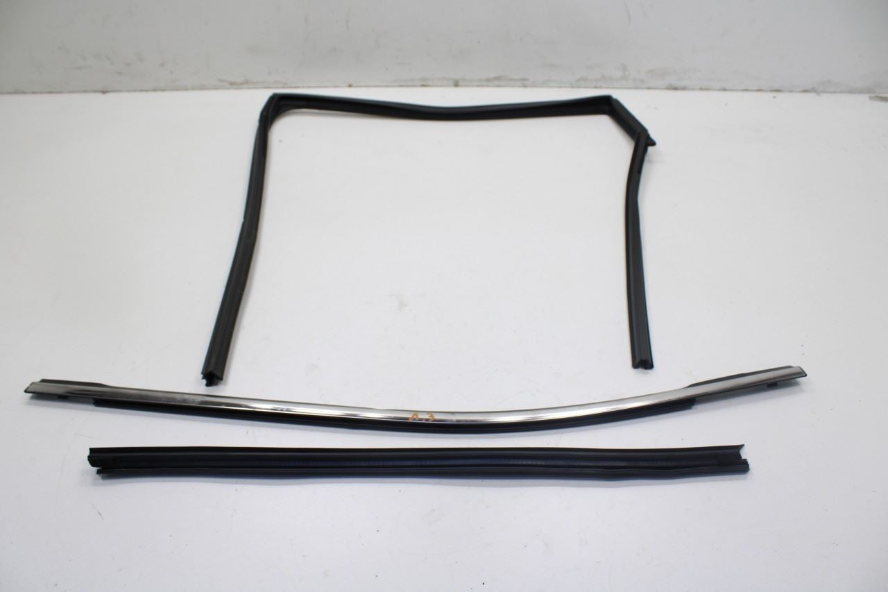 17-22 Nissan Rogue Sport SL AWD RR LH Door Run Channel Belt Outer Inner Molding - Alshned Auto Parts