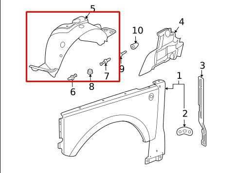 10-12 Land Rover Range Rover HSE Front Left Side Wheelhouse Liner Splash Shield1