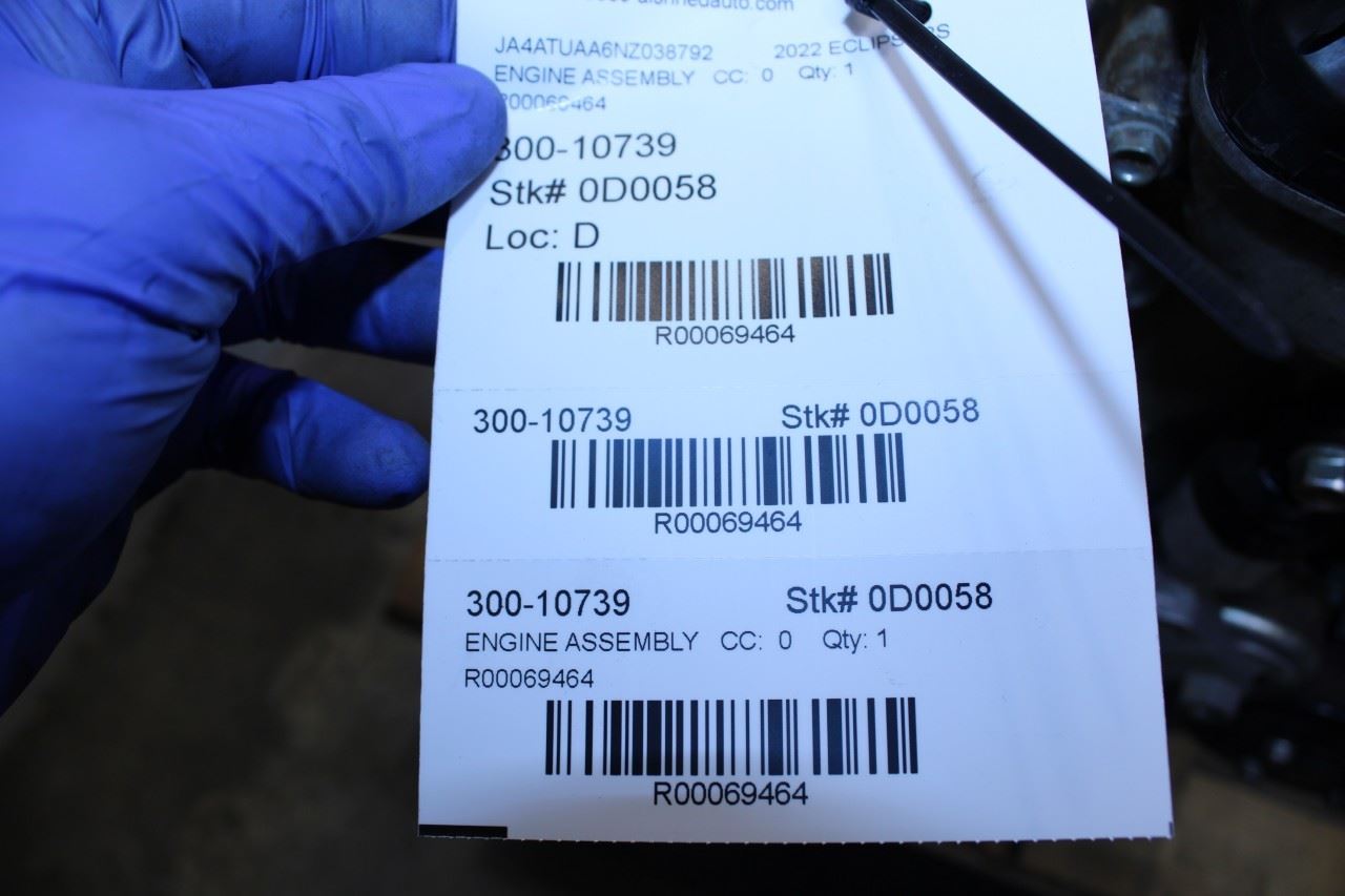 2018-2023 Mitsubishi Eclipse Cross ES 1.5L Engine Motor VIN A 8th digit 31K - Alshned Auto Parts