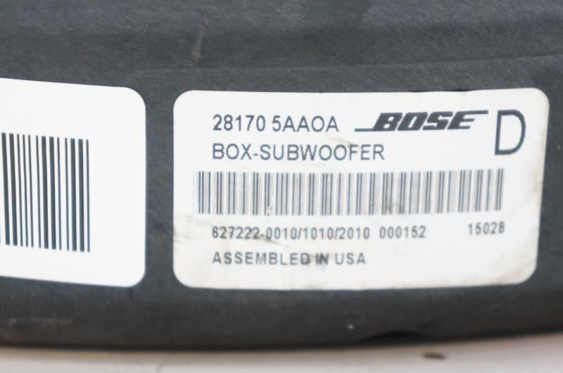 2015-2024 Nissan Murano Bose Rear Speaker Subwoofer Box 28170-5AA0A OEM - Alshned Auto Parts