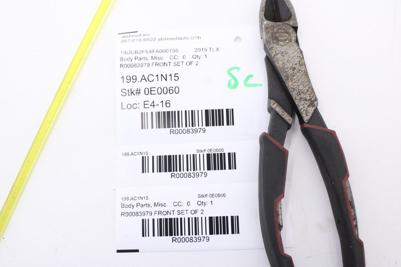 2015-2020 Acura TLX Tech Front Right and Left Side Door Sill Scuff Kick Plate11