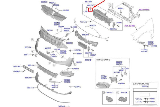 2023-2025 Kia Sportage Hybrid EX Front Radiator Active Air Flap Sensor Set of 3 - Alshned Auto Parts