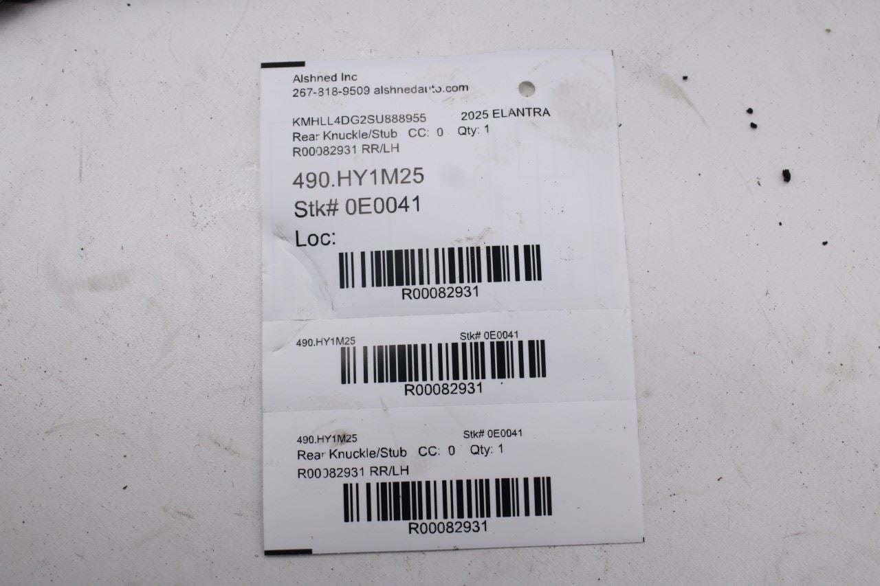 2021-2026 Hyundai Elantra SE 2.0L FWD Rear Driver Left Side Spindle Knuckle Hub11