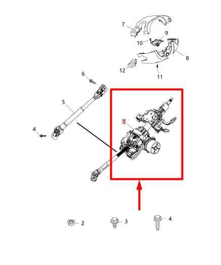 2016-2018 Jeep Renegade Steering Column Assembly 68369795AA OEM - Alshned Auto Parts