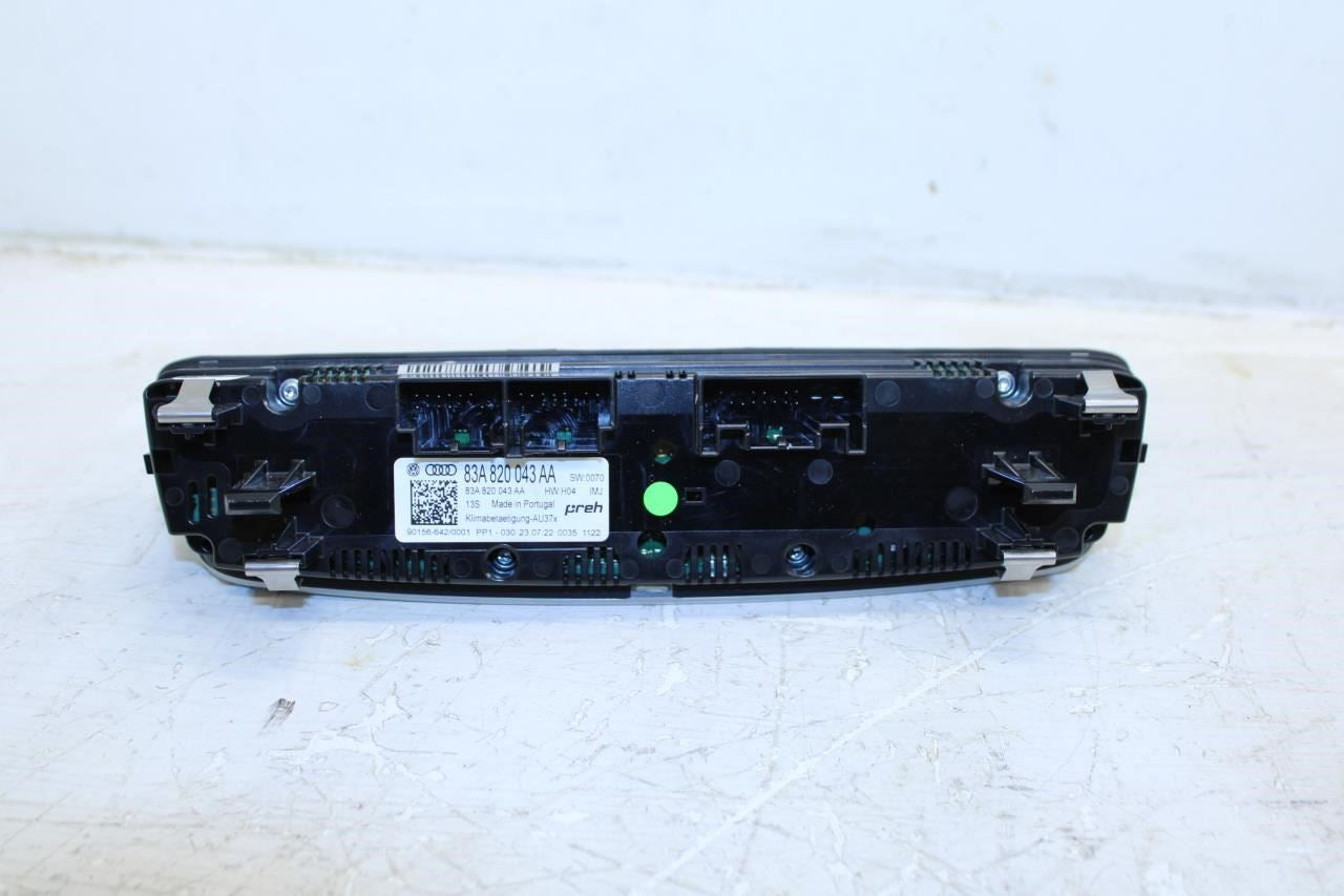 2020-24 Audi Q3 S Line AC Heater Temperature Climate Control 83A-820-043-AA OEM - Alshned Auto Parts