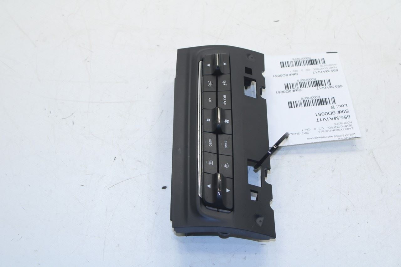 2017-2020 Maserati Ghibli Dash AC Heater Temperature Climate Control 670074920 - Alshned Auto Parts