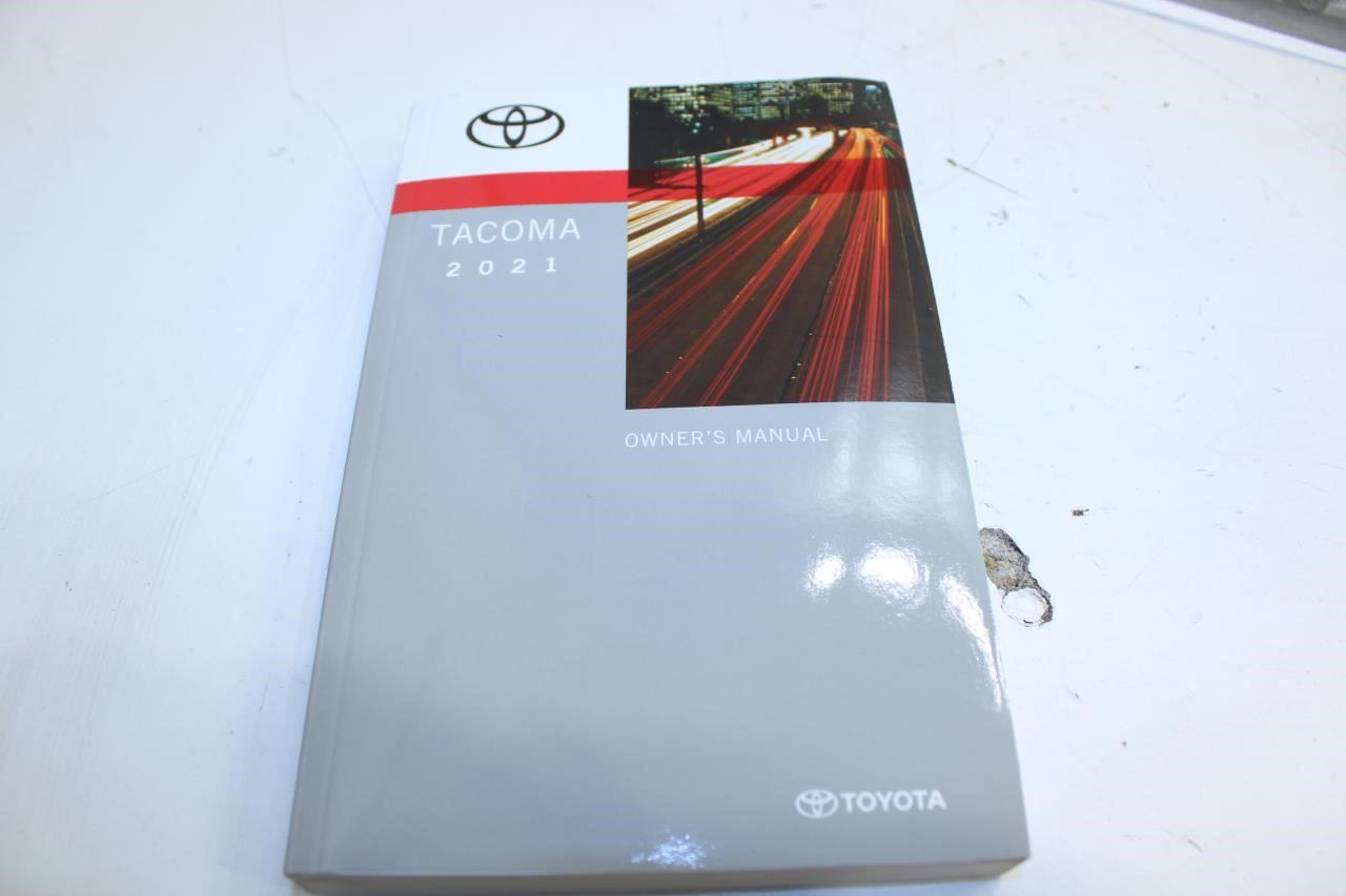 2021 Toyota Tacoma Owners Manual Set with Case OM04029U 01999-04029 OEM - Alshned Auto Parts