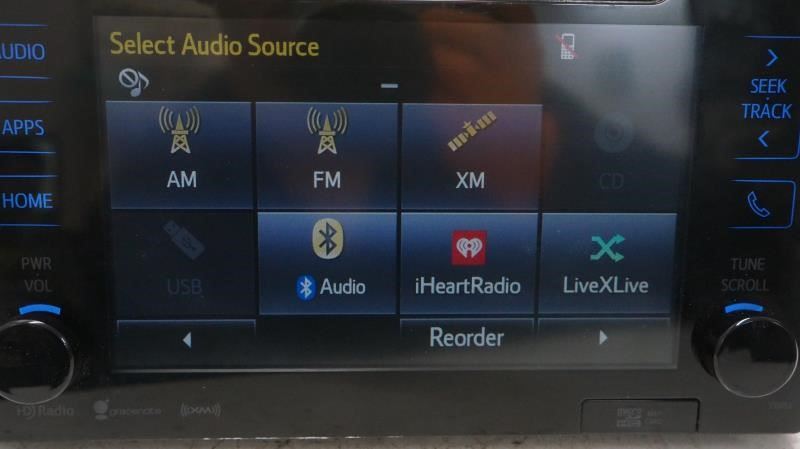 16-19 Toyota Prius Panasonic Navi Radio Faceplate Control w Receiver and Display2