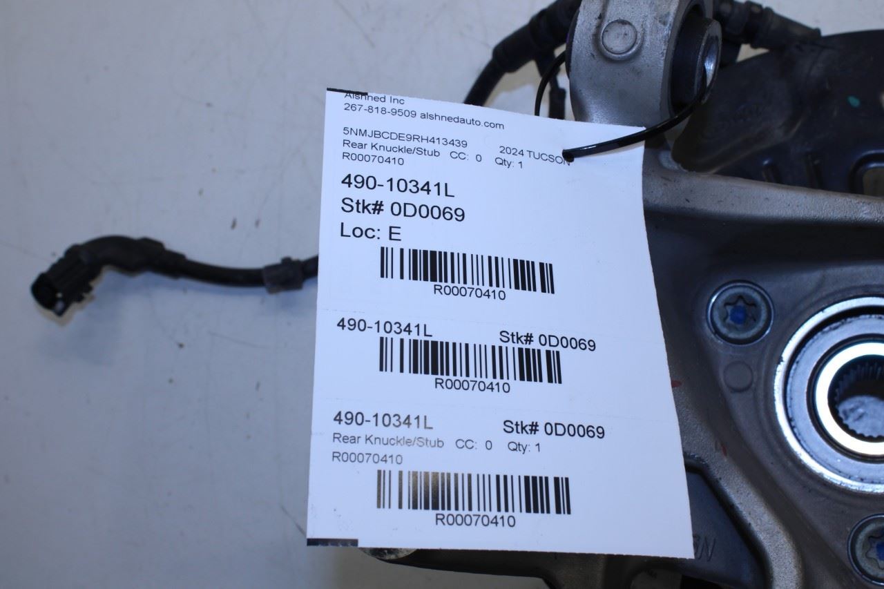 2022-2025 Hyundai Tucson SEL AWD Rear Left Side Spindle Knuckle Hub 52710-N9200 - Alshned Auto Parts