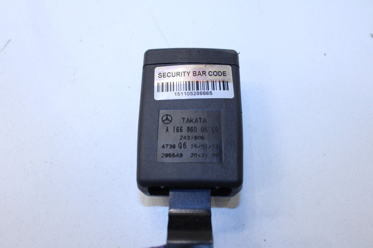 12-15 Mercedes-Benz ML350 Rear Right and LH 2nd Row Center Seat Belt Buckle Set - Alshned Auto Parts