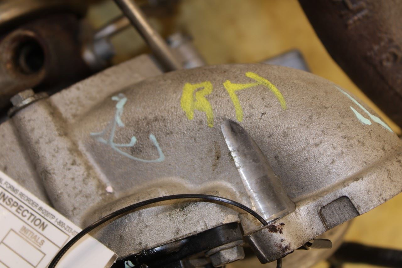 14-20 Maserati Ghibli S Q4 3.0L AWD Right Side Engine Turbocharger Manifold 57K - Alshned Auto Parts