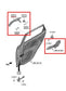 20-25 Kia Soul LX 2.0L FWD Rear Right Side Door Exterior Handle 83661-K0010 OEM - Alshned Auto Parts