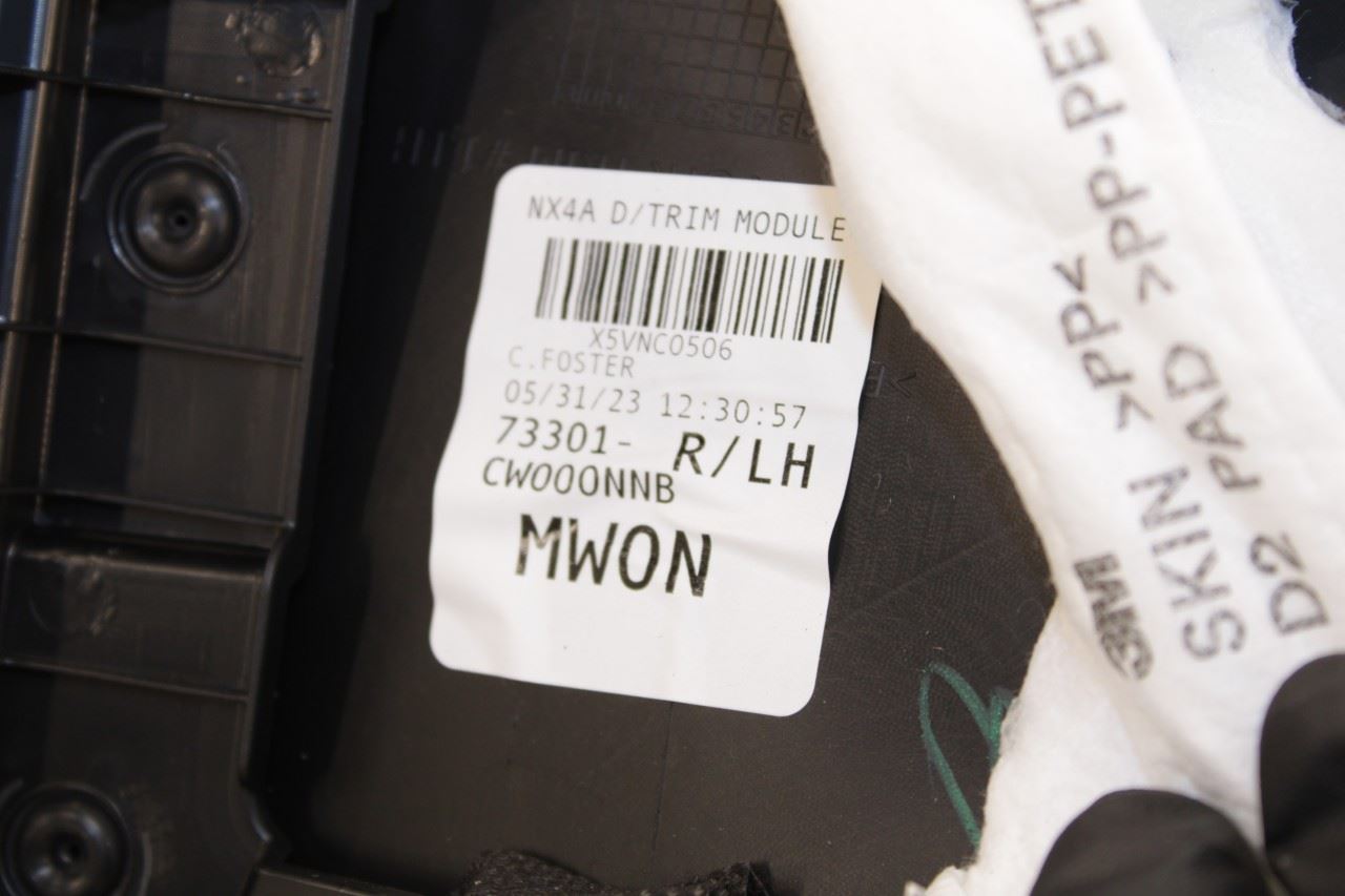 2022-2024 Hyundai Tucson SEL Rear Left Driver Side Door Trim Panel 83310-CW000 - Alshned Auto Parts