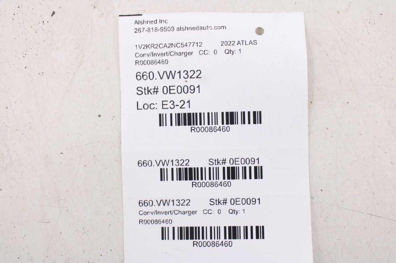 2018-2023 Volkswagen Atlas SE Power Supply Voltage Inverter Converter Module OEM13