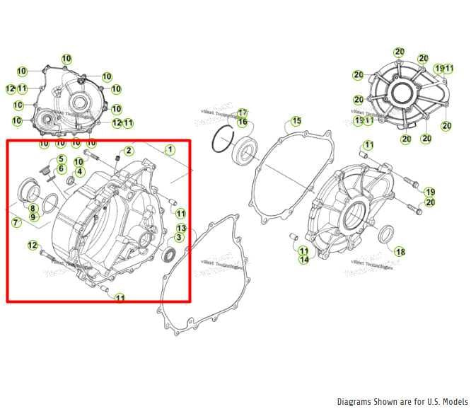 2014-20 Arctic Cat Wildcat Trail 700 Stator Alternator Assembly w/ Stator Cover - Alshned Auto Parts