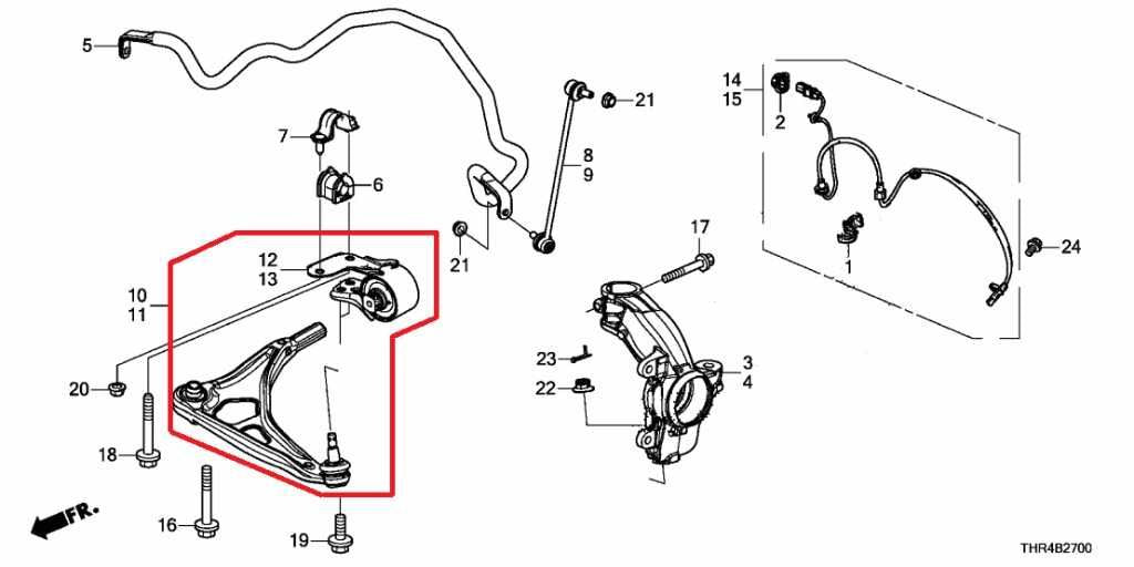 18-26 Honda Odyssey Touring 3.5L FWD Front Left Lower Control Arm 51360-THR-A101