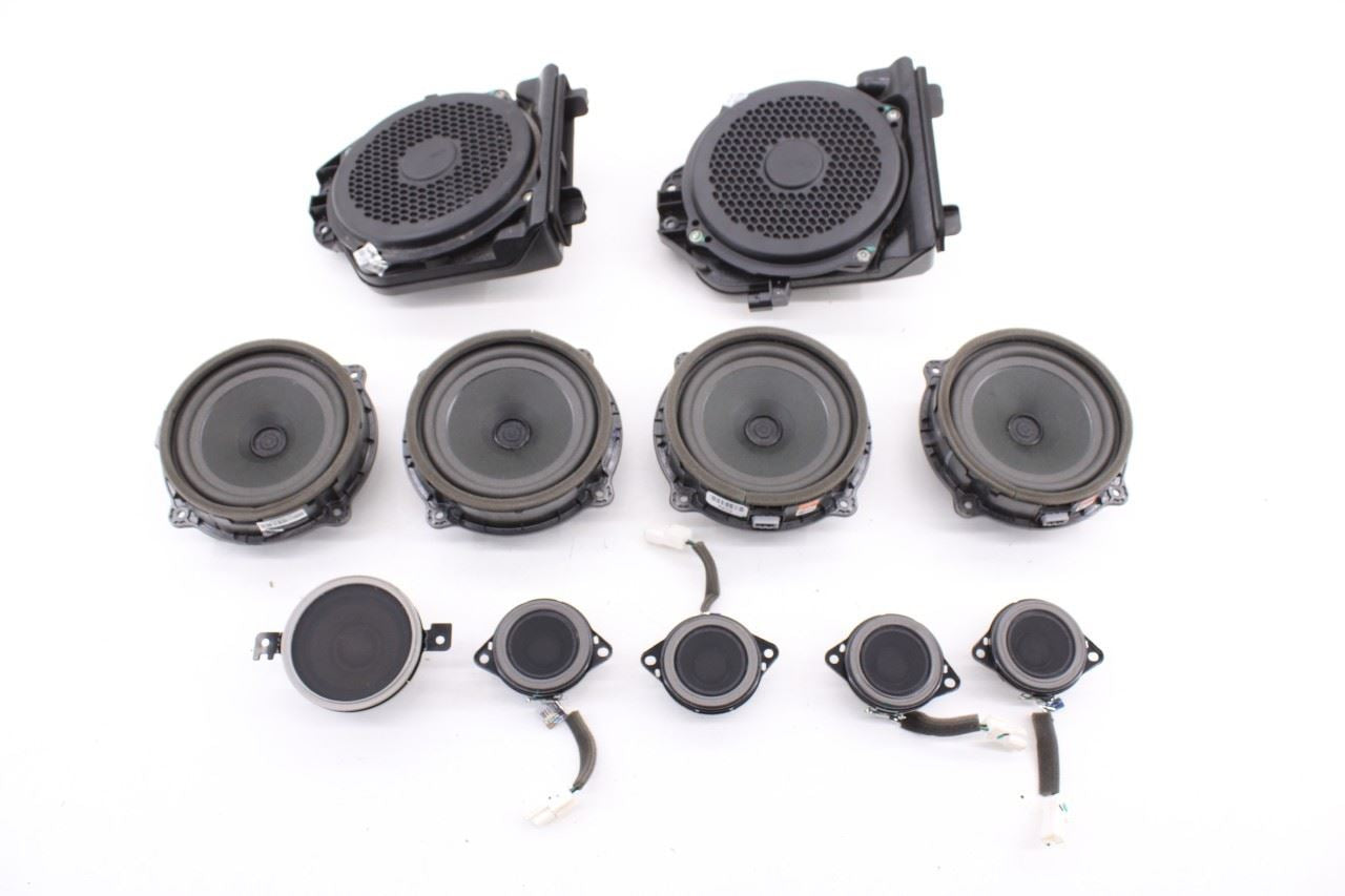 18-23 Kia Stinger GT2 Harman Front Rear Doors Dash Audio Speaker Sub Woofer Set - Alshned Auto Parts
