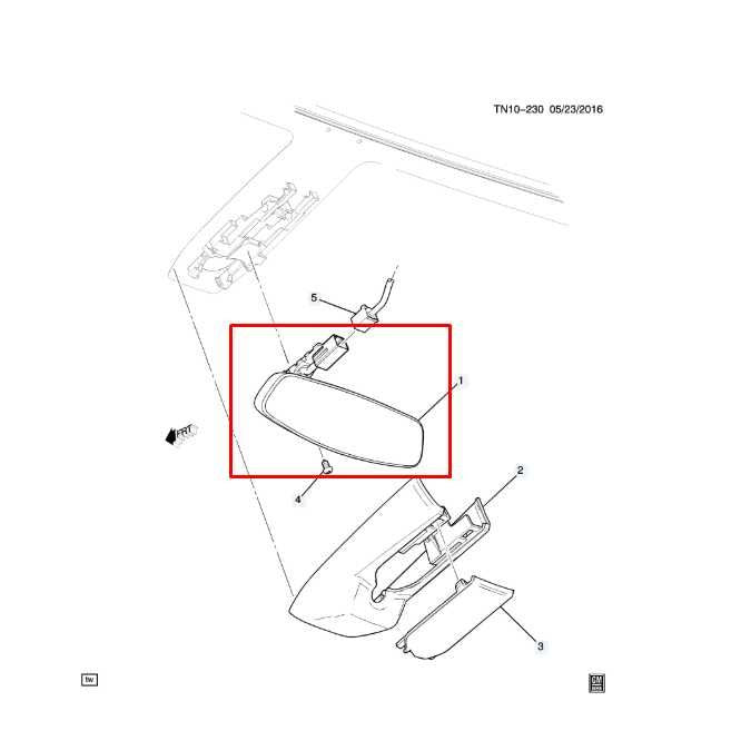2017-2020 GMC Acadia SLT-1 Interior Rear View Mirror w/ Bracket Cover 13540310 - Alshned Auto Parts