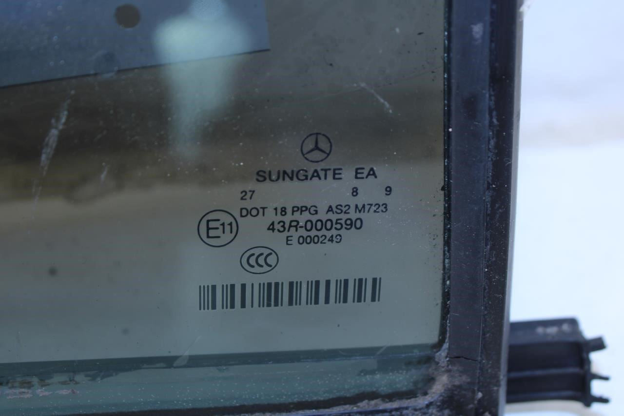 2007-2013 Mercedes-Benz S550 Rear Right Door Quarter Window Glass 221-730-24-20 - Alshned Auto Parts