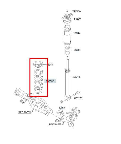 2011-13 Kia Optima LX 2.4L Rear RH and LH Side Coil Spring Pair 55350-2T03B OEM - Alshned Auto Parts